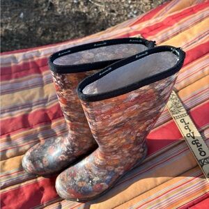 Kamik Multicolor Floral Rain Boots